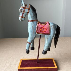 Horse figurine on stand
